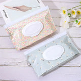 Baby Wet Wipe Pouch, Portable Wipes Holder, Flip Cover Case, Reusable Snap-Strap, Refillable Cosmetic Bag, Useful Tissue Box, EVA 