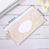 Baby Wet Wipe Pouch, Portable Wipes Holder, Flip Cover Case, Reusable Snap-Strap, Refillable Cosmetic Bag, Useful Tissue Box, EVA 