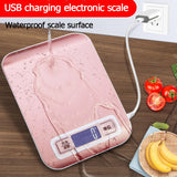5kg/10kg Digital Kitchen Scale LCD Display Stainless Steel Electronic Scale Home Jewelry Food Snacks Baking Weighing Tools 