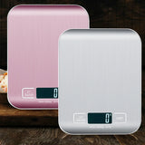5kg/10kg Digital Kitchen Scale LCD Display Stainless Steel Electronic Scale Home Jewelry Food Snacks Baking Weighing Tools 