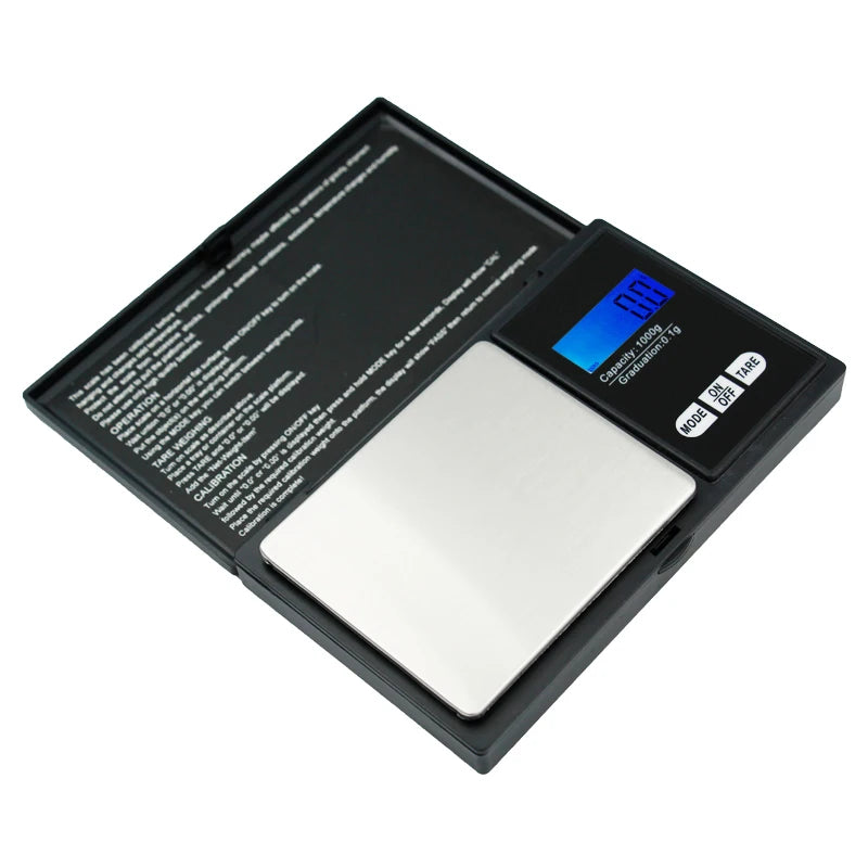 Portable Electronic Jewelry Scales, Gold Gram Weight Scale, 1000g, 0.1g, 200g, 0.01g, 500g, 0.01g 