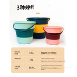 Portable Folding Wash Bucket Household Car Use Plastic Thickened Folding Bucket for Outdoor Fishing 