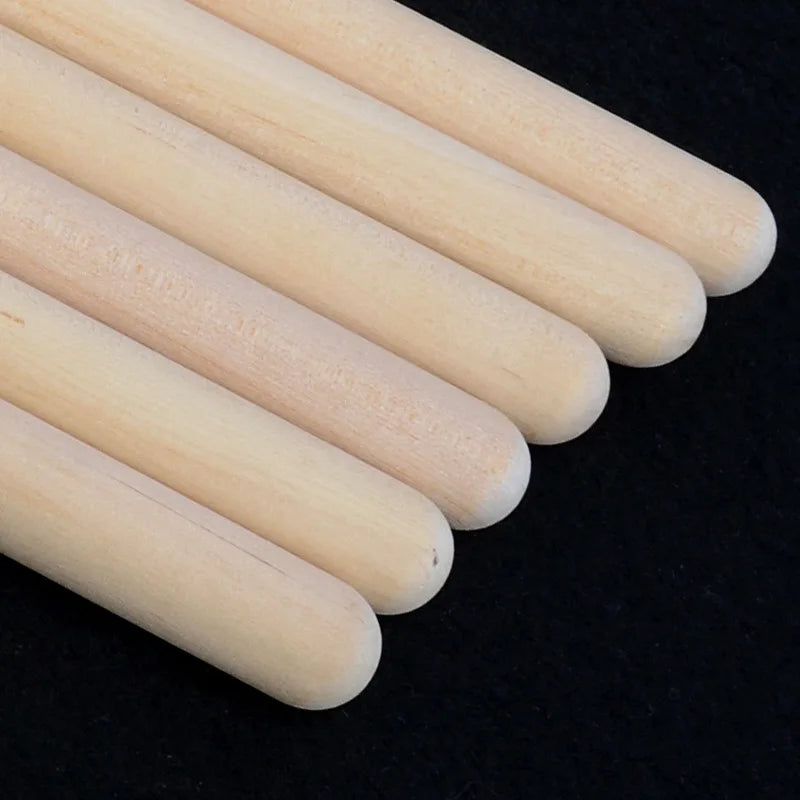 Lightweight Maple Wood Drumsticks, Wood Color Drum Sticks, Musical Aparts, Adult and Kids Gift, Size 5A, 7A, 1 Pair 