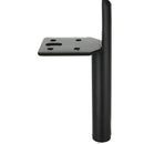 Base de silla personalizada de 4 piezas, con textura negra mate, accesorios para muebles, elegante sofá de hierro y metal, 15 cm y 20 cm. 