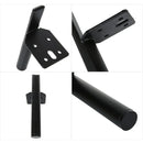 Base de silla personalizada de 4 piezas, con textura negra mate, accesorios para muebles, elegante sofá de hierro y metal, 15 cm y 20 cm. 