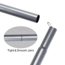 Bastones de trekking telescópicos, ligeros, ajustables y plegables, para acampar, senderismo, con toldo, 2 m, juego de 2 