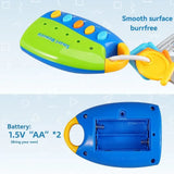 Llave de coche de simulación de educación temprana para bebés con luces y música, coche de simulación, efectos de sonido, divertidos juguetes educativos 
