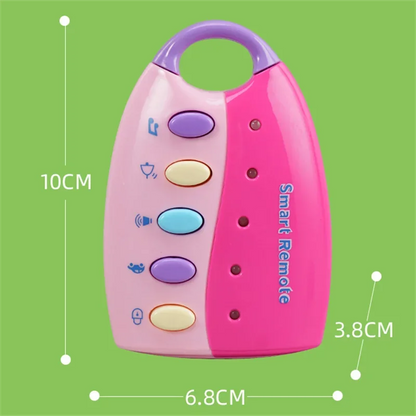 Bebê Early Education Simulação Car Key com Luzes e Música, Simulação Car, Efeito Sonoro, Brinquedos Educativos Divertidos