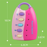 Llave de coche de simulación de educación temprana para bebés con luces y música, coche de simulación, efectos de sonido, divertidos juguetes educativos 