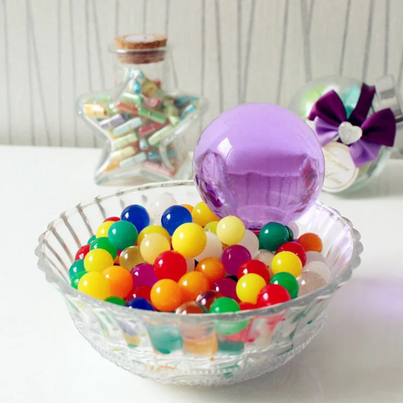 Big Crystal Soil Mud Hydrogel Guns for Kids Water Beads Growing Balls Toys Wedding Christmas Home Decoration 25-30Pcs Lot 