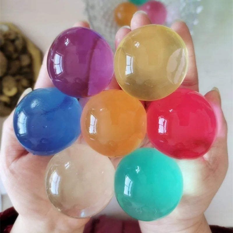 Big Crystal Soil Mud Hydrogel Guns for Kids Water Beads Growing Balls Toys Wedding Christmas Home Decoration 25-30Pcs Lot 