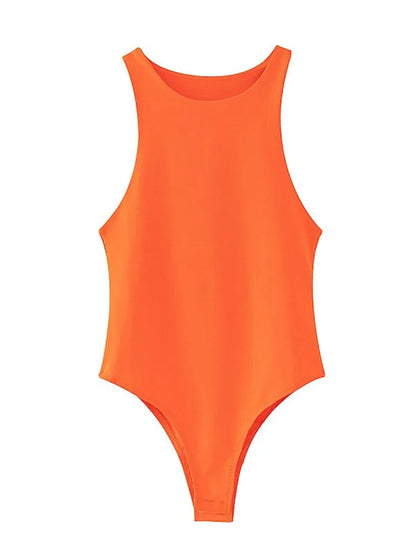 Bodycon monocromático feminino, macacão curto chique de Lady Club, sexy e casual, verde e fino, com oito cores, verão