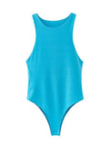 Mono corto monocromático ajustado para mujer, estilo chic de club, sexy e informal, verde y ajustado, en ocho colores, para verano. 