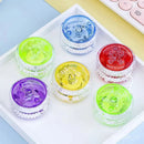 Bola luminosa de ioiô para crianças, linha de puxar, acender, diversão, brincadeiras infantis, brinquedos infantis, cor aleatória, 3pcs