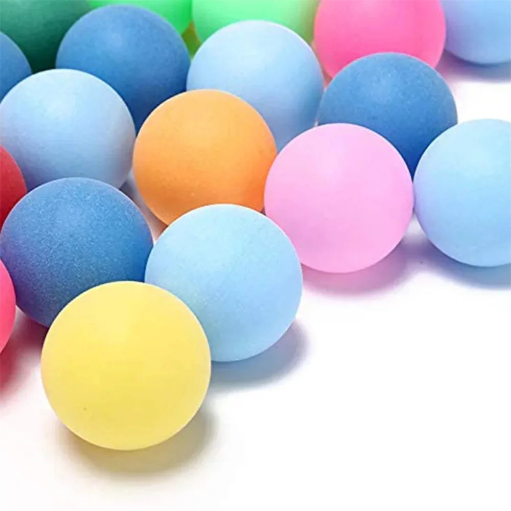 Pelotas de ping pong de colores para entretenimiento, pelotas de tenis de mesa, 40 mm, 10 unidades, 25 unidades, 50 unidades 
