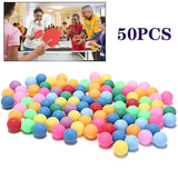 Pelotas de ping pong de colores para entretenimiento, pelotas de tenis de mesa, 40 mm, 10 unidades, 25 unidades, 50 unidades 