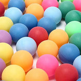 Pelotas de ping pong de colores para entretenimiento, pelotas de tenis de mesa, 40 mm, 10 unidades, 25 unidades, 50 unidades 