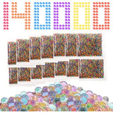 Bolas de água Recarga Beads para Gel Blaster Balas Blaster, Splatter Ball Gun Decoração para casa Brinquedo de Natal Presente