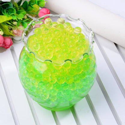 800pcs/160x5cm Crystal Soil Hydrogel Balls Water Beads Growing Balls for Kids Wedding Home Vase Decoration 