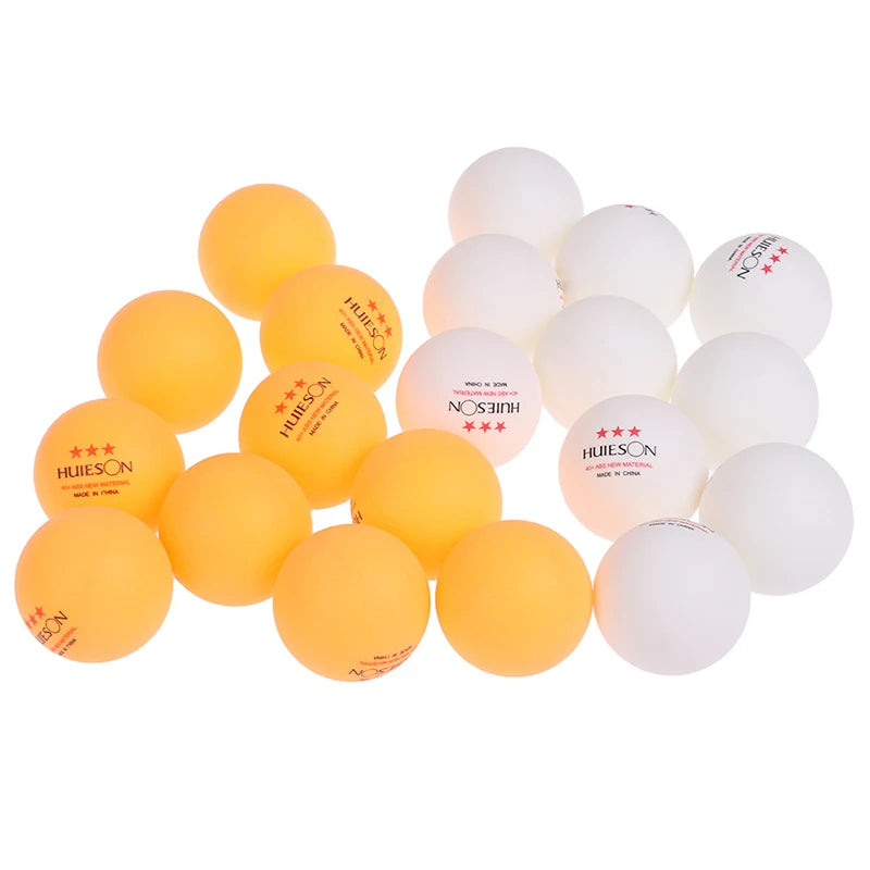 Pelotas de ping pong de tenis de mesa, diámetro 40 mm, 2,8 g, 3 estrellas, plástico ABS, 10 unidades 
