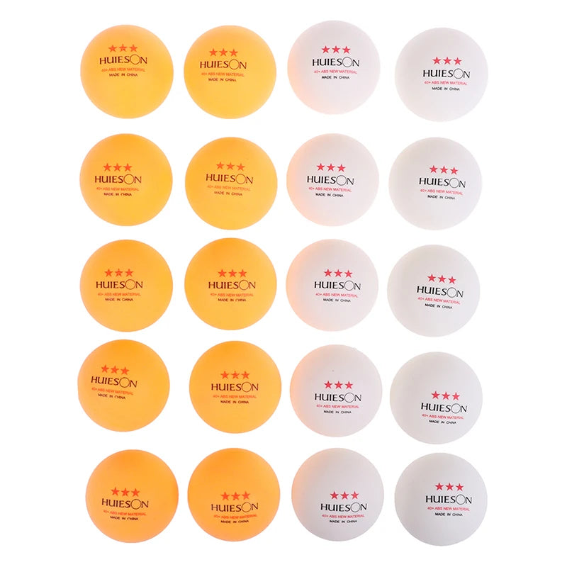 Pelotas de ping pong de tenis de mesa, diámetro 40 mm, 2,8 g, 3 estrellas, plástico ABS, 10 unidades 