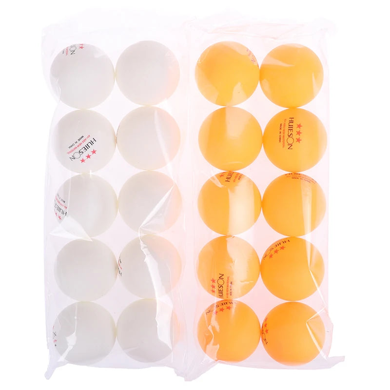 Pelotas de ping pong de tenis de mesa, diámetro 40 mm, 2,8 g, 3 estrellas, plástico ABS, 10 unidades 