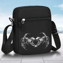 Men's Rune Printed Crossbody Bag Large Capacity Mobile Phone Shoulder Bag Outdoor Portable Storage Halloween Gift Personality 