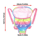 Bolsa de transporte para bonecas recém-nascidas, alça de mochila, acessórios infantis, presente de Natal e aniversário, 43cm, 45cm