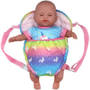 Bolsa de transporte para bonecas recém-nascidas, alça de mochila, acessórios infantis, presente de Natal e aniversário, 43cm, 45cm