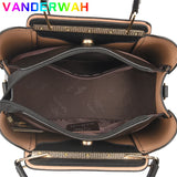 Bolsas de luxo de couro macio bolsas femininas designer 3 camadas ombro crossbody sac senhoras grande capacidade compras mensageiro tote