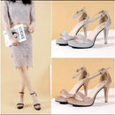 Zapatos de tacón súper alto 2023 para mujer, zapatos de punta abierta, zapatos de fiesta de boda, sandalias de verano, plataforma de moda, tacones finos 