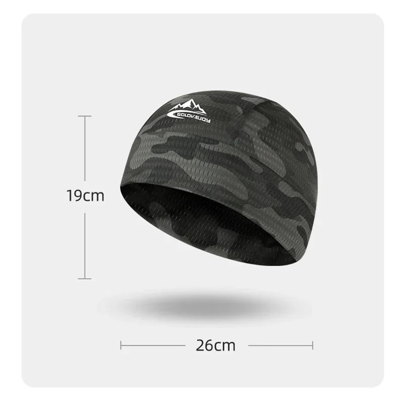 Quick Dry Cycling Cap for Men Women Anti-UV Sports Hat Skull Cooling Cap Helmet Liner Sweat Cap for Outdoor Bicycle 