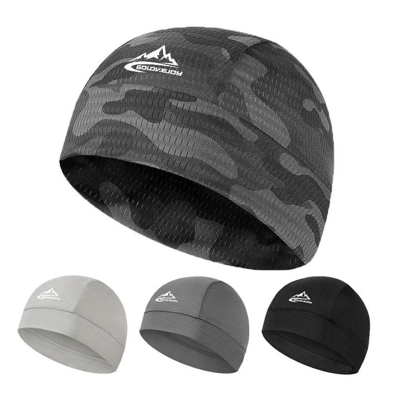 Quick Dry Cycling Cap for Men Women Anti-UV Sports Hat Skull Cooling Cap Helmet Liner Sweat Cap for Outdoor Bicycle 