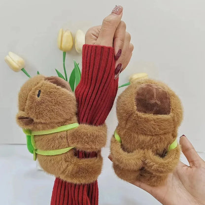 Boneca de Pelúcia Kapibara, Deitada nas Mãos de Kapi Bara, Boneca de Golfinho de Água, Brinquedos de Pulso, 1-10Pcs