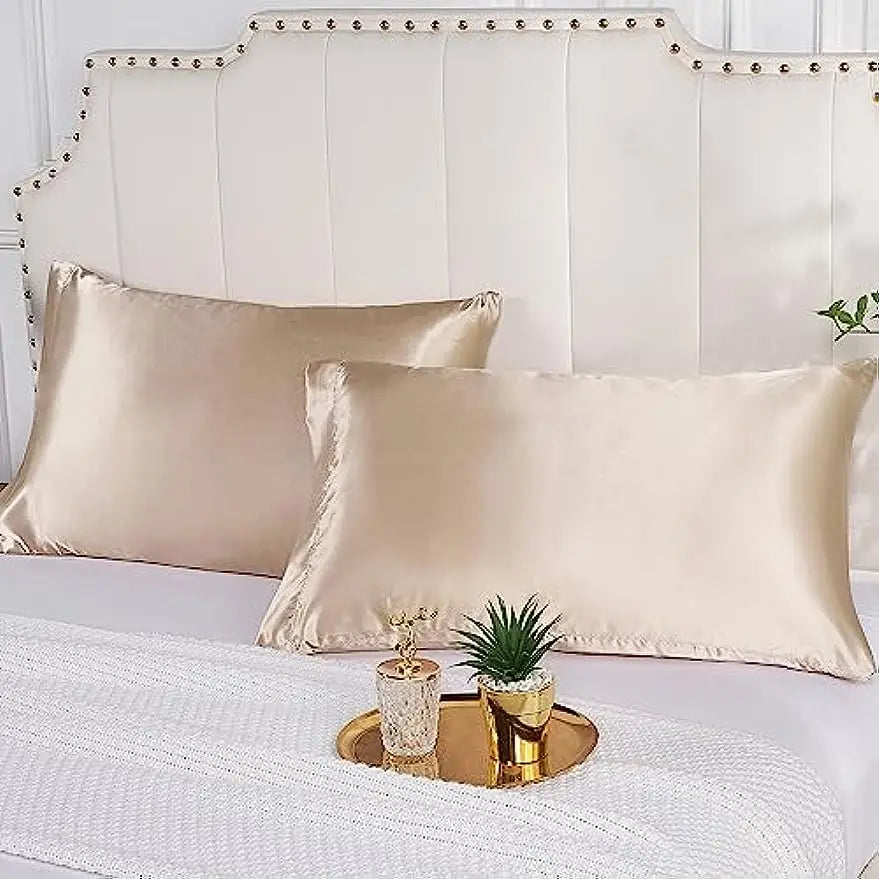 Fundas de almohada refrescantes de satén Boost-Silky, suaves para el cabello y la piel, de fácil cuidado, para un sueño reparador, 1 unidad 