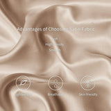 Fundas de almohada refrescantes de satén Boost-Silky, suaves para el cabello y la piel, de fácil cuidado, para un sueño reparador, 1 unidad 