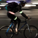 Braçadeira elástica reflexiva para crianças Pulseira de tornozelo e perna Refletor de segurança para ciclismo noturno ao ar livre, corrida e corrida, 1 par
