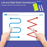 Whole Brain Development Toy for Kids Whole Brain Thinking Training Motor Training Educational Aids Puzzle Color Shapes Toy 20PCs 