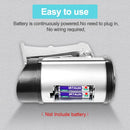 Cámara de seguridad falsa impermeable, sistema de vigilancia CCTV falso, luces LED rojas intermitentes, sin cableado, para interior y exterior, 1 unidad 