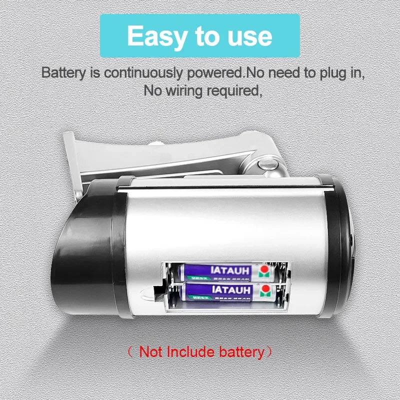 Cámara de seguridad falsa impermeable, sistema de vigilancia CCTV falso, luces LED rojas intermitentes, sin cableado, para interior y exterior, 1 unidad 