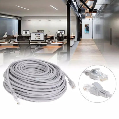 Ethernet Cable with Red LAN Box, Patch Cord, Cat5e RJ45, 1m, 5m, 10m, 15m, 20m, 30m, 50m 