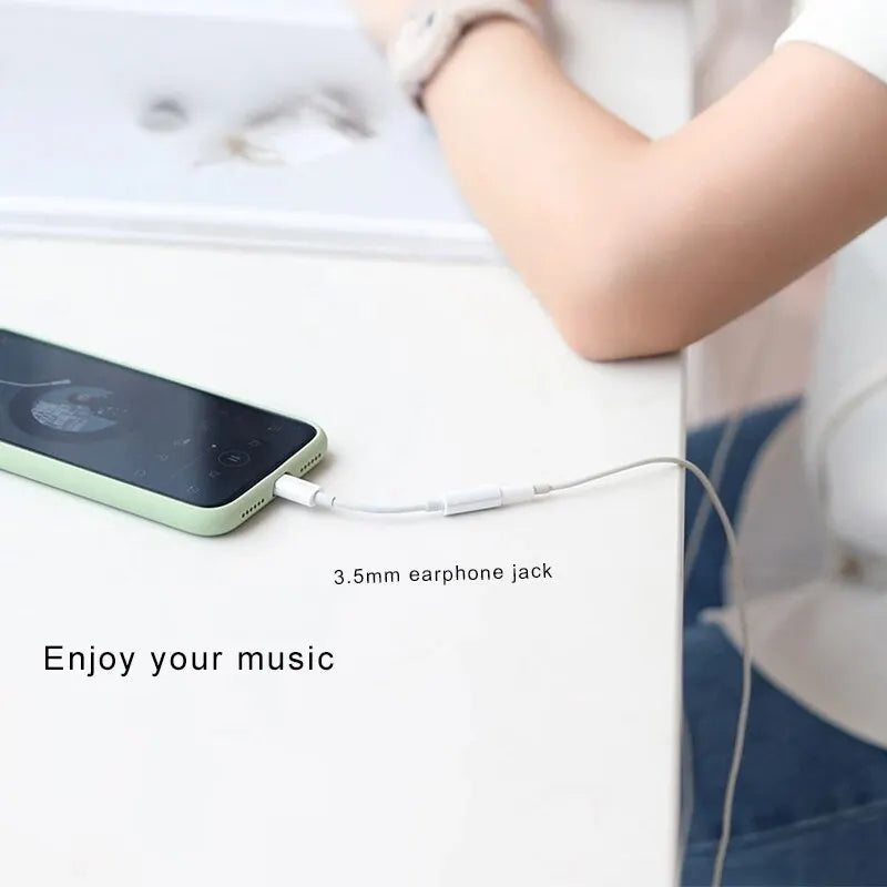Audio Splitter Cable for iPhone IOS Adapter Headphone Converter 3.5mm Aux Cable for iPhone 14 13 Pro Max Male to Female