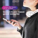 Audio Splitter Cable for iPhone IOS Adapter Headphone Converter 3.5mm Aux Cable for iPhone 14 13 Pro Max Male to Female