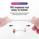 Audio Splitter Cable for iPhone IOS Adapter Headphone Converter 3.5mm Aux Cable for iPhone 14 13 Pro Max Male to Female