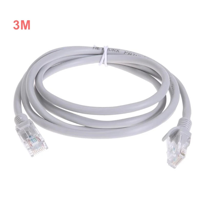 Cables de red para cámaras IP, accesorios para sistemas NVR, POE, RJ45, 3 m, 5 m, 10 m, 20 m, 30 m, Ethernet, CAT5, CAT5E, PC 