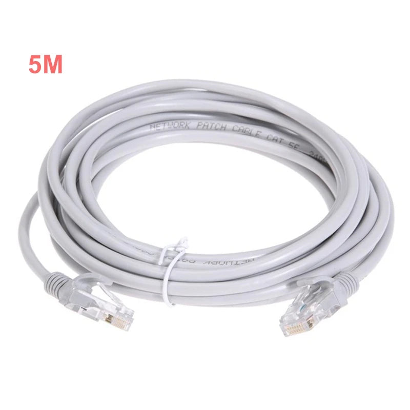 Cables de red para cámaras IP, accesorios para sistemas NVR, POE, RJ45, 3 m, 5 m, 10 m, 20 m, 30 m, Ethernet, CAT5, CAT5E, PC 