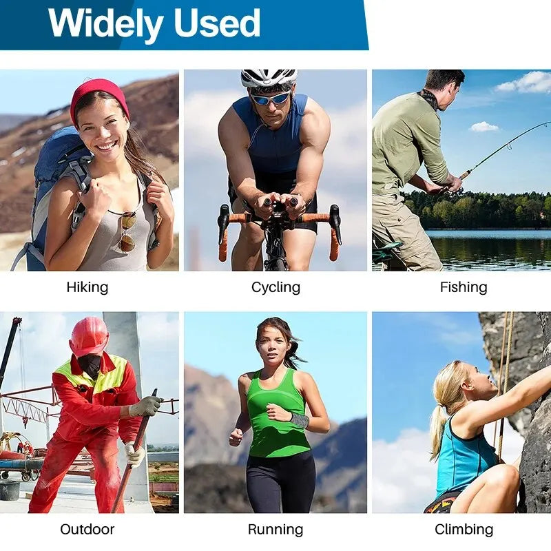 Cachecol de ciclismo para homens e mulheres, capa de pescoço de motocicleta, bandana mágica, capacete, máscara de turbante, pesca esportiva