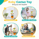 Dancing Talking Cactus for Kids, Recording Singing, Mimic Repeating What You Say, Electronic Light Up Plush Toy, Gifts 
