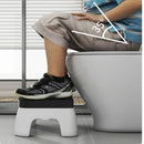 Taburete de baño para adultos con reposapiés, asiento de inodoro portátil antideslizante extraíble, accesorios de baño para el hogar 