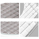 Taburete de baño para adultos con reposapiés, asiento de inodoro portátil antideslizante extraíble, accesorios de baño para el hogar 